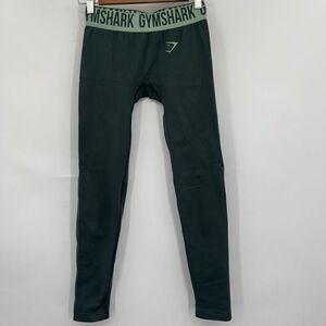 GymShark Green High-Rise Seamless Skinny Leggings Pants Small